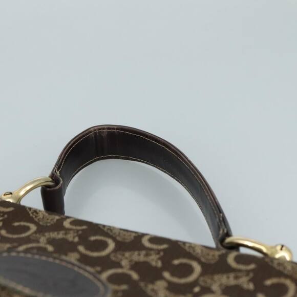 CELINE C Sulky Hand Bag Canvas Brown - Picture 8 of 13